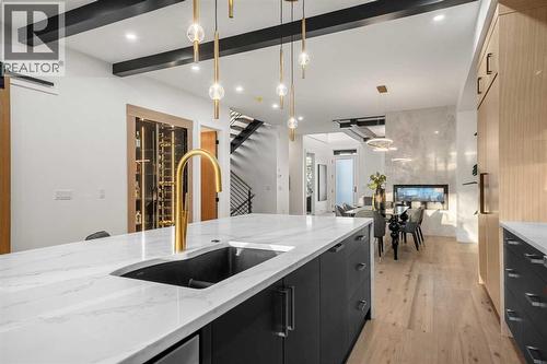 1415 24 Street Sw, Calgary, AB - Indoor Photo Showing Kitchen With Upgraded Kitchen