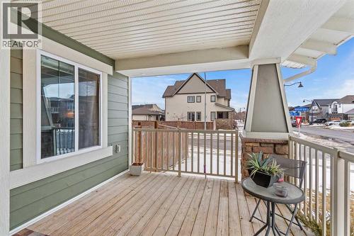 333 Mahogany Boulevard Se, Calgary, AB - Outdoor With Deck Patio Veranda With Exterior
