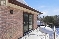 End unit offers quiet, private balcony - 