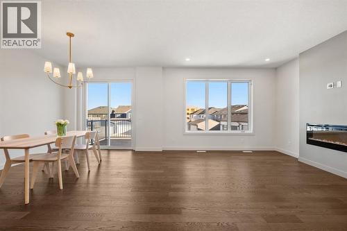 152 Sage Hill Heights Nw, Calgary, AB - Indoor With Fireplace