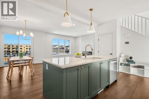 152 Sage Hill Heights Nw, Calgary, AB - Indoor Photo Showing Kitchen With Upgraded Kitchen