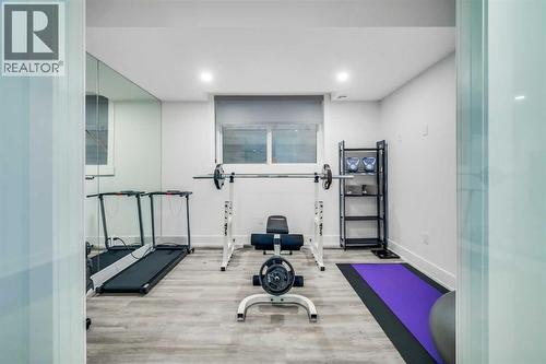 GYM - 2415 25 Avenue Nw, Calgary, AB - Indoor Photo Showing Gym Room