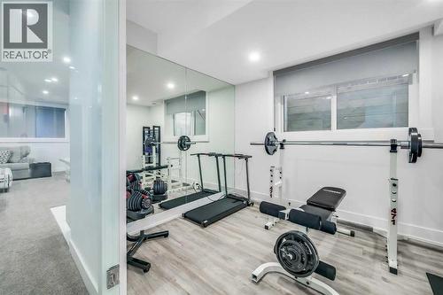2415 25 Avenue Nw, Calgary, AB - Indoor Photo Showing Gym Room
