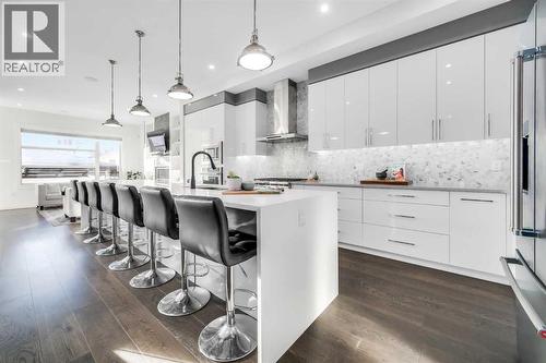 Kitchen - 2415 25 Avenue Nw, Calgary, AB - Indoor Photo Showing Kitchen With Upgraded Kitchen