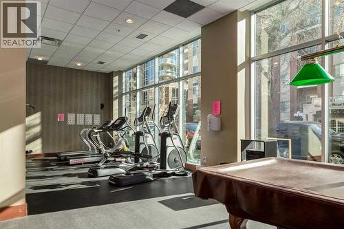 905, 836 15 Avenue Sw, Calgary, AB - Indoor Photo Showing Gym Room