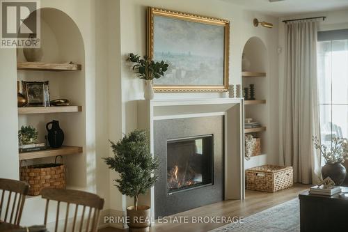 78 Optimist Drive, Southwold, ON - Indoor With Fireplace