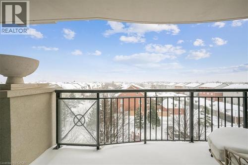 2325 Central Park Drive Unit# 507, Oakville, ON - Outdoor With Balcony