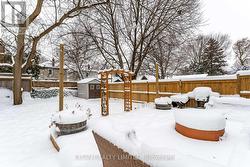 Privacy fenced backyard - 