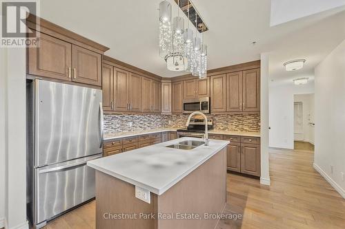 304 - 1 Chamberlain Crescent, Collingwood, ON - Indoor Photo Showing Kitchen With Double Sink