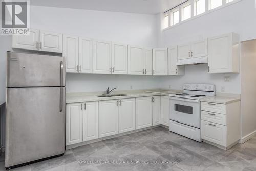 Apartment #4 - 3263 Lake Shore Boulevard W, Toronto, ON - Indoor Photo Showing Kitchen With Double Sink