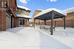 Exposed Aggregate Patio with Cabana - 