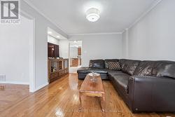 Living Room Features a Wood-Burning Fireplace - 