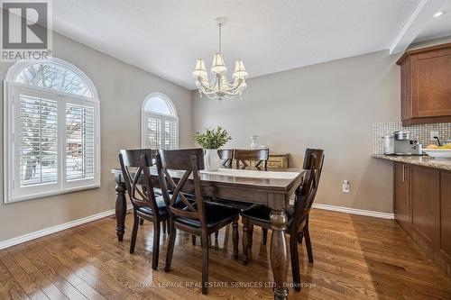 Bright Breakfast Area open to the Gourmet Kitchen - 236 O'Donoghue Avenue, Oakville, ON - Indoor Photo Showing Dining Room