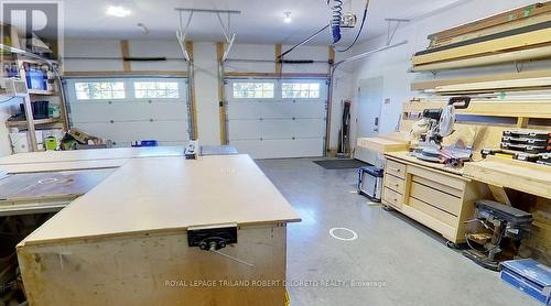 22910 Highbury Avenue N, Middlesex Centre (Bryanston), ON - Indoor Photo Showing Garage