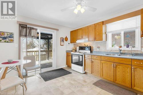 72 Gilbert Street, Belleville (Belleville Ward), ON - Indoor Photo Showing Kitchen With Double Sink