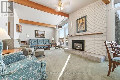 528 Irving Street, Pembroke, ON - Indoor Photo Showing Living Room With Fireplace