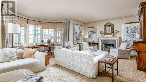 42 Lytton Boulevard, Toronto, ON - Indoor Photo Showing Living Room With Fireplace