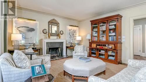 42 Lytton Boulevard, Toronto, ON - Indoor Photo Showing Living Room With Fireplace