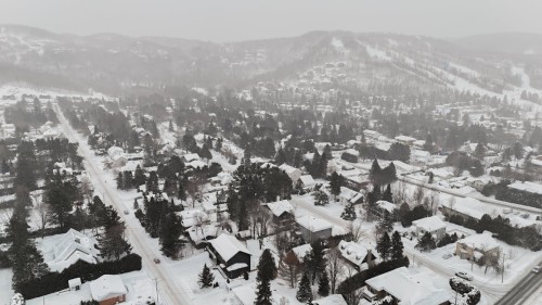 Aerial View - 17 Av. Léonie, Saint-Sauveur, QC - Outdoor With View