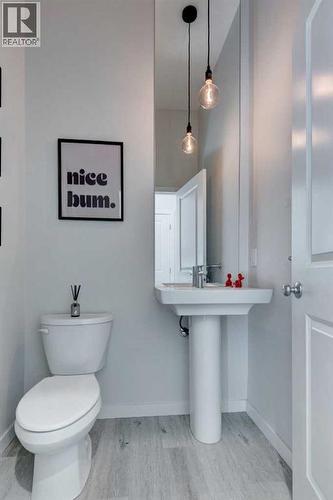 Powder Room - 1969 Rangeview Drive Se, Calgary, AB - Indoor Photo Showing Bathroom