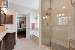 Walk in Glass Shower and Tub - 