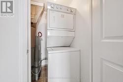 In-Suite Laundry with a Stacked Washer and Dryer - 