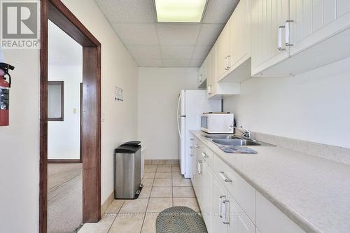 160 King Street E, Mississauga, ON - Indoor Photo Showing Kitchen With Double Sink