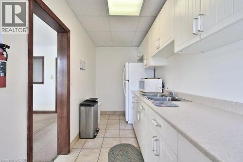 160 King Street E, Mississauga, ON - Indoor Photo Showing Kitchen With Double Sink