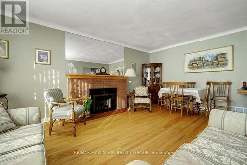 1259 Placid Street, Ottawa, ON - Indoor Photo Showing Living Room With Fireplace