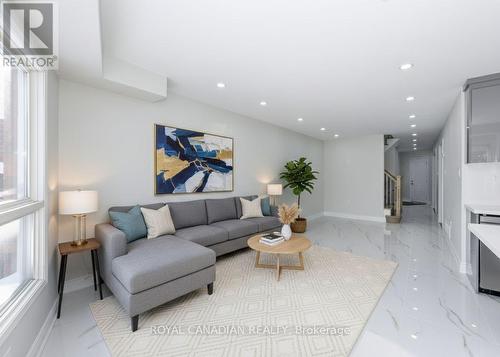 17 Trammell Lane, Brampton, ON - Indoor Photo Showing Living Room With Fireplace