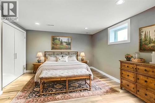 Disclaimer! This Photo is virtually staged - 284226 Township Road 254, Rural Rocky View County, AB - Indoor Photo Showing Bedroom