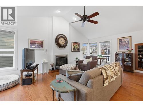 2150 Cantle Place, Kamloops, BC - Indoor Photo Showing Living Room With Fireplace
