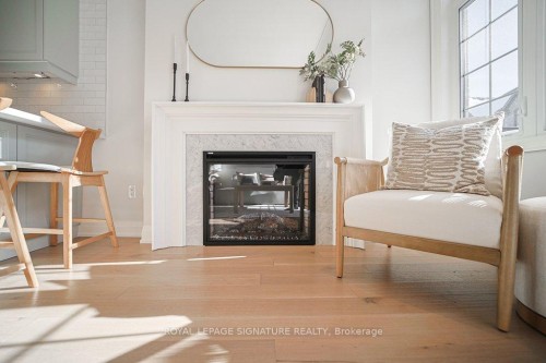 4163 Major Mackenzie Drive E, Markham, ON - Indoor Photo Showing Living Room With Fireplace