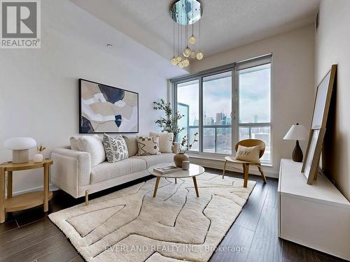 2108 - 55 Regent Park Boulevard, Toronto, ON - Indoor Photo Showing Living Room