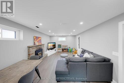 2515 Hensall Street, Mississauga, ON - Indoor With Fireplace