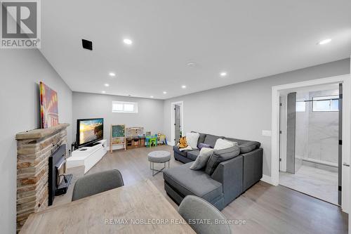 2515 Hensall Street, Mississauga, ON - Indoor With Fireplace