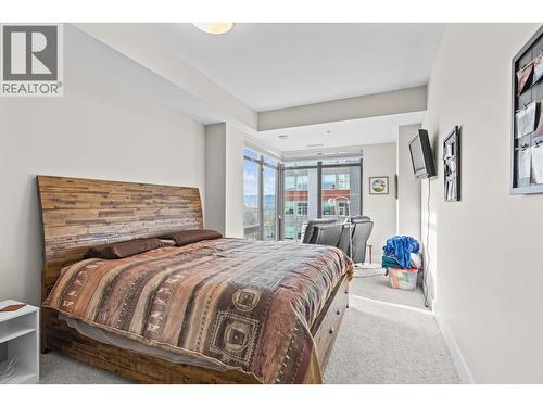 Secondary Bedroom - 1395 Ellis Street Unit# 506, Kelowna, BC - Indoor Photo Showing Bedroom