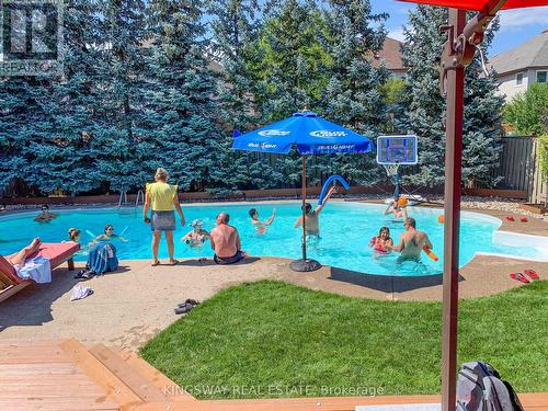 4175 Arbourfield Drive, Burlington, ON - Outdoor With In Ground Pool With Backyard