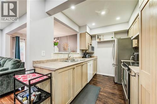 120 Dudhope Avenue Unit# 20, Cambridge, ON - Indoor Photo Showing Kitchen With Double Sink