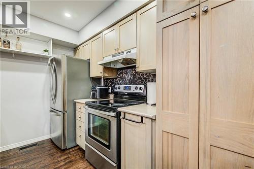 120 Dudhope Avenue Unit# 20, Cambridge, ON - Indoor Photo Showing Kitchen With Stainless Steel Kitchen