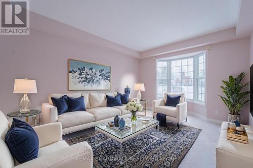 Living Room - Virtually Staged - 57 Mattawa Crescent, Ottawa, ON - Indoor Photo Showing Living Room