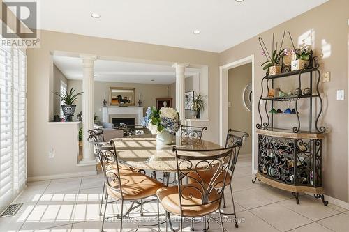 37 Southcreek Drive, Hamilton, ON - Indoor Photo Showing Dining Room With Fireplace