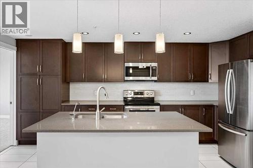 501, 24 Varsity Estates Circle Nw, Calgary, AB - Indoor Photo Showing Kitchen With Double Sink With Upgraded Kitchen