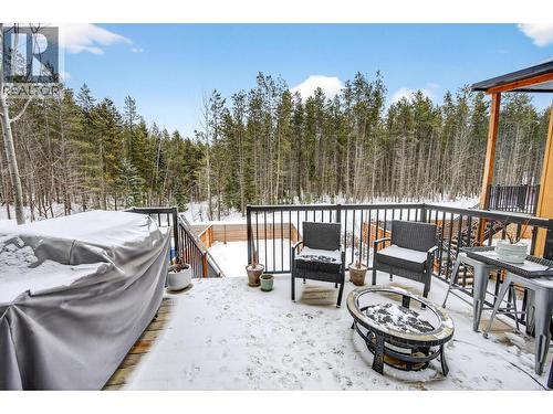 Back Deck and Yard - 1512 Granite Drive Unit# 4, Golden, BC - Outdoor