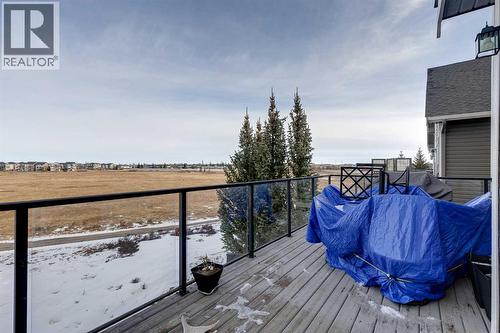 Large Back Deck - 382 Williamstown Green Nw, Airdrie, AB - Outdoor