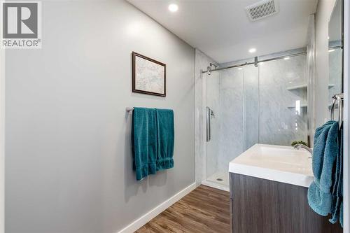 Basement Bathroom - 382 Williamstown Green Nw, Airdrie, AB - Indoor Photo Showing Bathroom