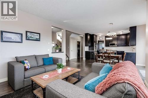 Wide Open Main Level - 382 Williamstown Green Nw, Airdrie, AB - Indoor Photo Showing Living Room
