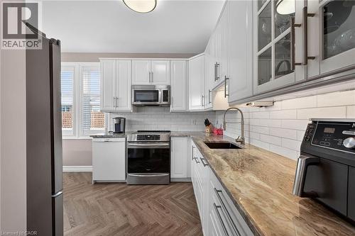 57 Bluelagoon Drive, Mount Hope, ON - Indoor Photo Showing Kitchen With Upgraded Kitchen