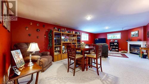 Large Family Room - 29 Ridge Creek Drive, Meaford, ON - Indoor With Fireplace