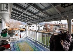Back sundeck leading from kitchen - 